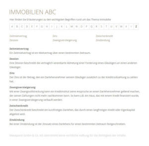 Immobilien-ABC